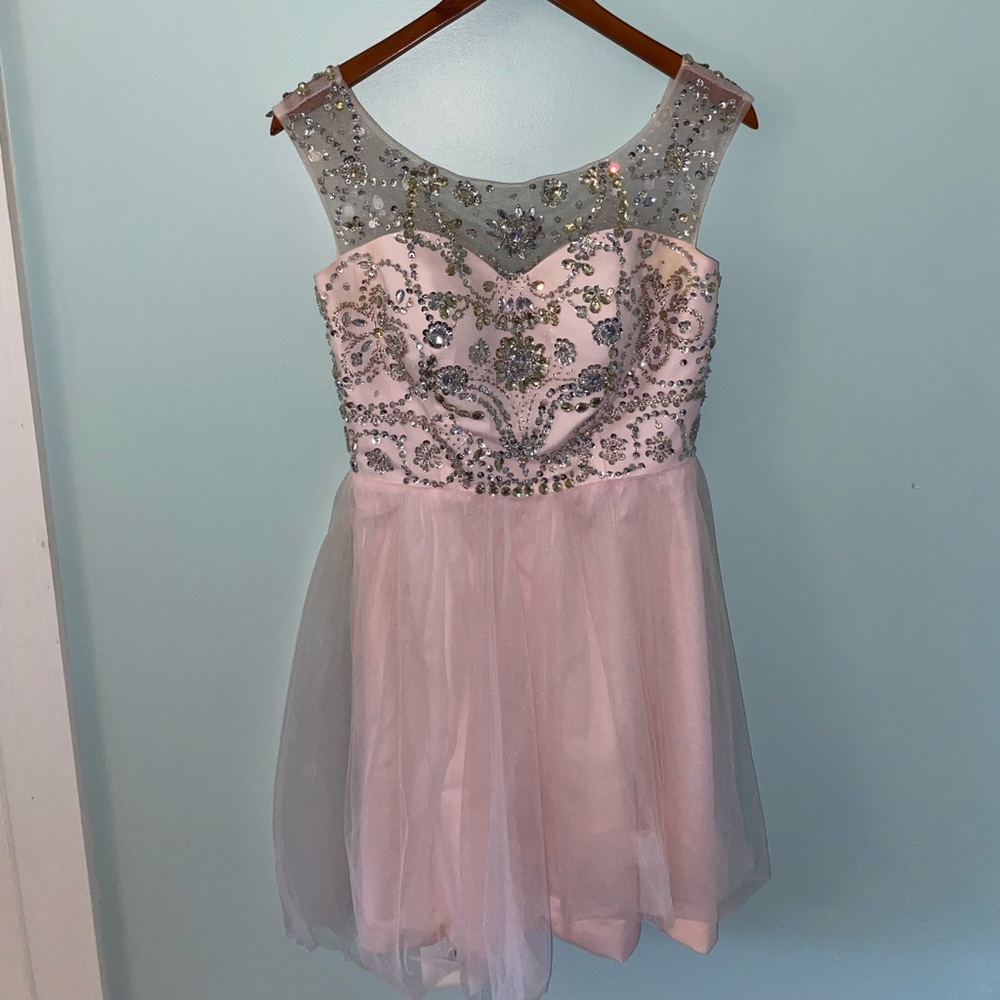 Light Pink Homecoming Dress Size 4